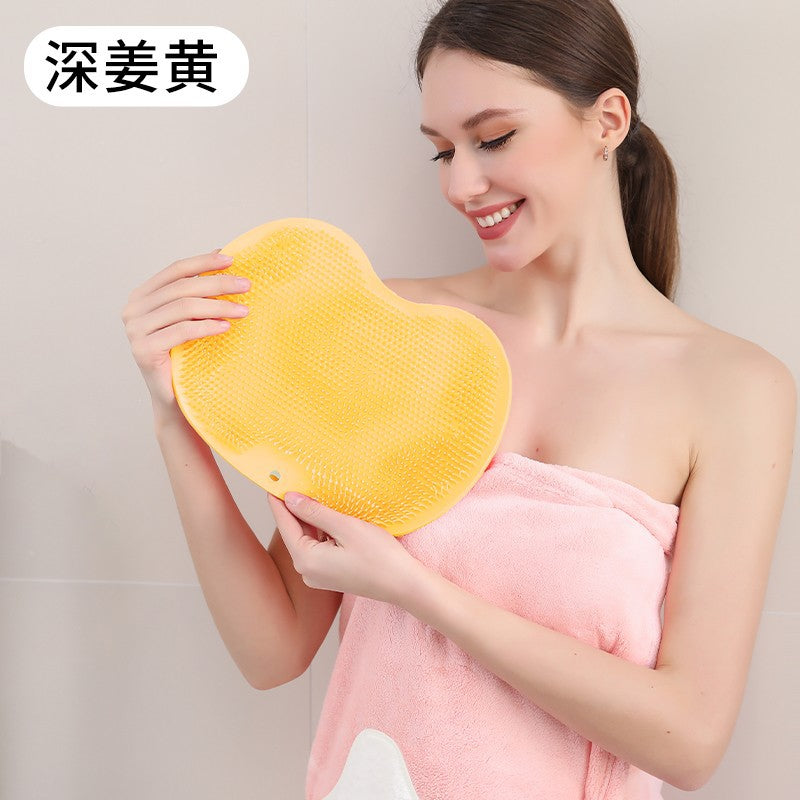 Bath back rubbing artifact, back silicone anti-slip mat, foot rubbing pad, silicone foot rubbing artifact, bathroom foot massage mat