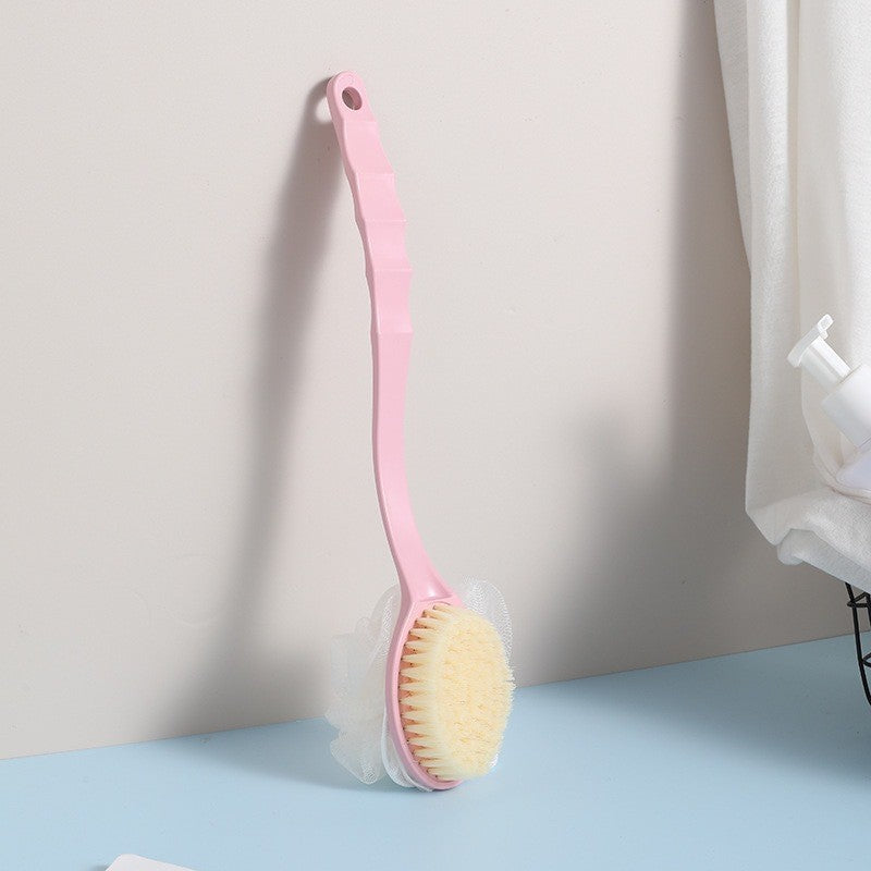 Bath scrub back towel adult bath brush bath supplies bath brush mud long handle soft bristle bath ball