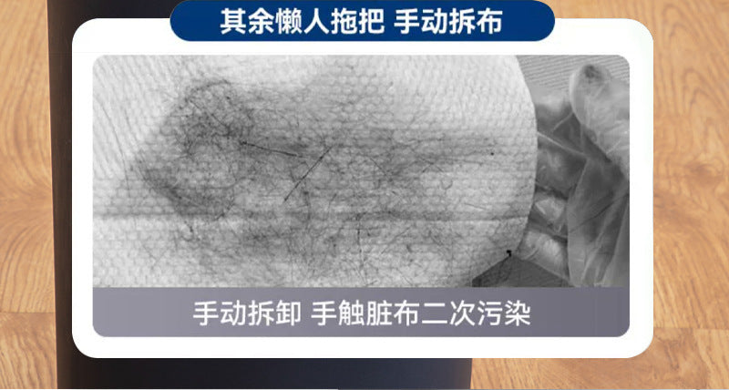 Face towel mop clip cloth mop household absorbent mini mop lazy hands-free wash flat mop wholesale