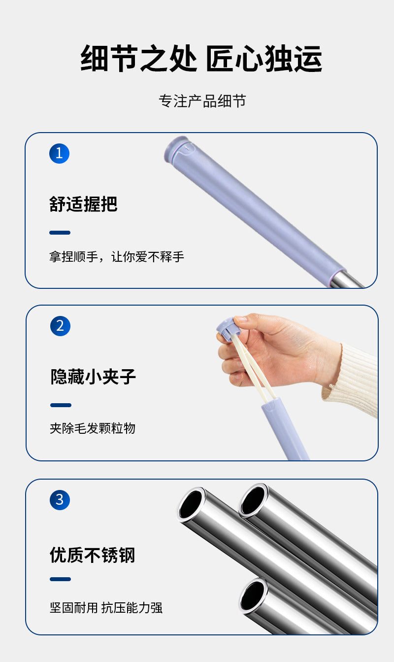 Face towel mop clip cloth mop household absorbent mini mop lazy hands-free wash flat mop wholesale